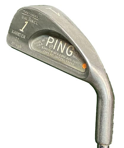 Ping Karsten II 1 Iron Orange Dot Toe-Heel Balance RH ZZ Lite Regular Steel 40"