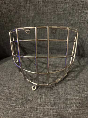 Bauer Hockey Certified Replacement Goalie Cage, Size Senior Used
