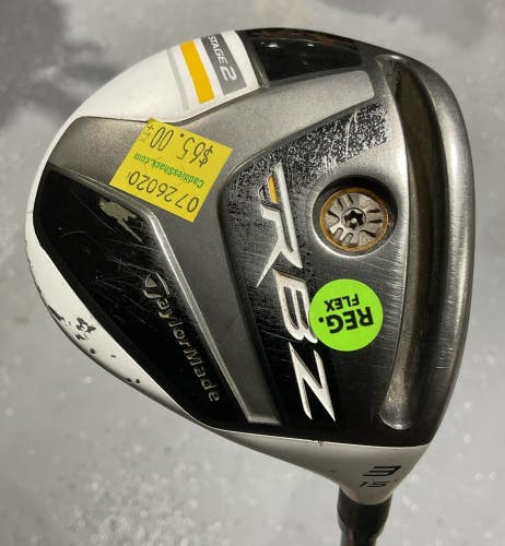 TaylorMade RBZ 15 #3 Fairway Wood 43" MATRIX ROCKETFUEL 60 Regular Flex USED