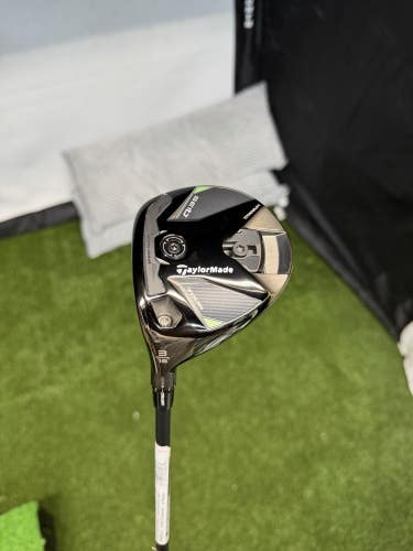 Lefty TaylorMade Qi35 Tour 3 Wood 15* Kaili Blue FW 75g Stiff Flex LH W HC