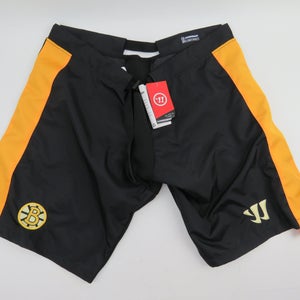 Warrior Alpha Boston Bruins NHL Pro Stock Hockey Player Pant Shell Black XL