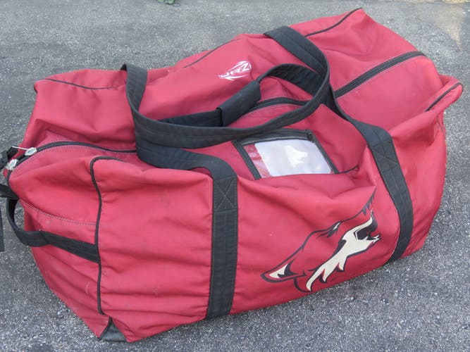 JRZ Arizona Phoenix Coyotes NHL Pro Stock Hockey Equipment Travel Bag Player Red