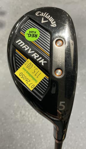 Callaway MAVRIK 23 #5 Hybrid 39" PROJECT-X CATALYST 55 5.0 Regular Flex USED