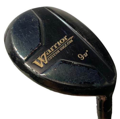 Warrior Golf 9 Hybrid 37* Black RH Men's Stiff Steel 37" Oversize Factory Grip