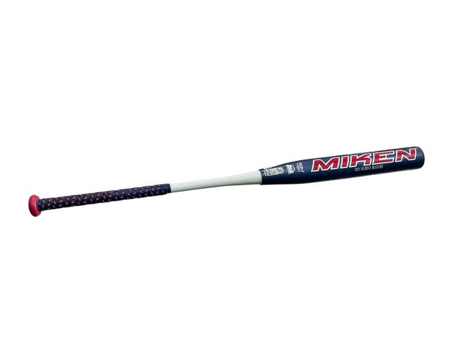Used Miken PROTECT THE BADGE MBDGEU BB/SB Slowpitch Bat 34" 11873-S000243937