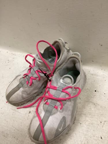 Used Nike FUTURE FIELD TURFS BB/SB Cleats White Junior 04.5 11725-S000504886