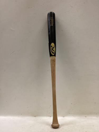 Used Rawlings MACHADO13 BB/SB Wood Bat Black And Natural 32" 11725-S000505075