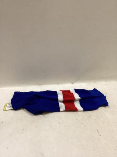 Used Hockey Sock White/Royal/Red 21" 11725-S000504163
