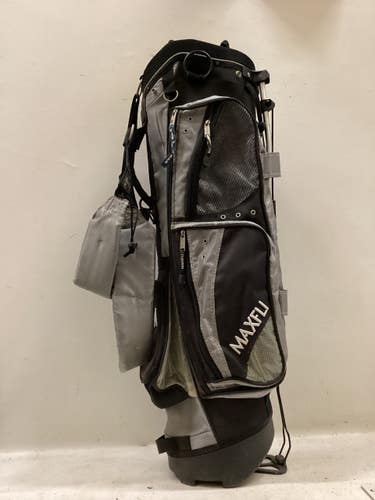 Used Maxfli STAND BAG Mens Stand Bag Black And Grey 11725-S000504496