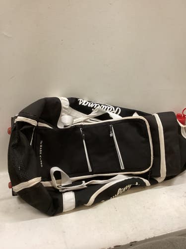 Used Rawlings ROLLER BB/SB Team Catcher Bag Black And White 11725-S000504543