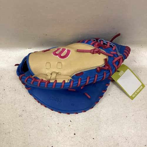 Used Wilson A1000 CM33 BB/SB Catchers RH Throw Carolina Blue And Pink 33" 11725-S000505425