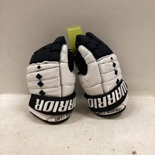 Used Warrior ALPHA QX Senior Gloves Black And White 13" 11725-S000505456