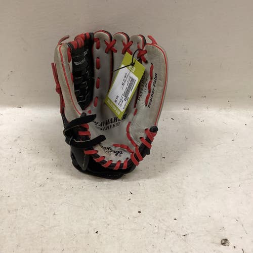 Used Rawlings PM110GBS BB/SB Glove RH Throw Grey And Red 11" 11725-S000505501