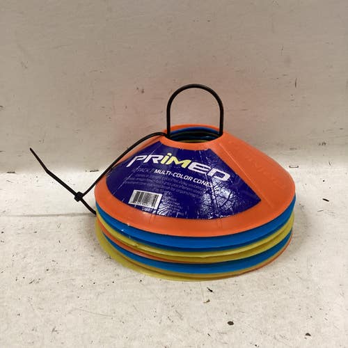 Used Primed 10 DISC CONES Soccer Training Aids 11725-S000505512