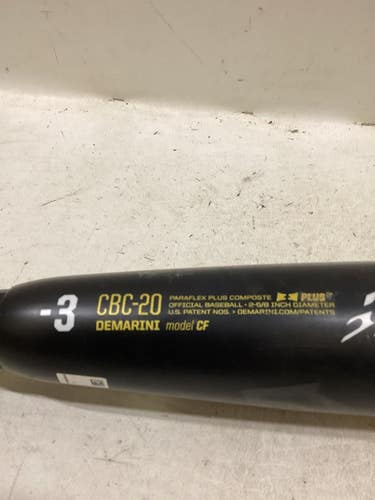 Used Demarini CF CBC-20 BB/SB High School -3 Bat 32" 11725-S000504619