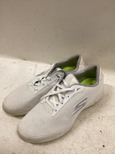 Used Skechers GOGOLF Womens Golf Shoes White Senior 10 11725-S000504717