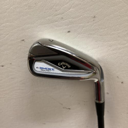 Used Callaway PARADYM AI SMOKE Mens Individual Iron RH 7 Iron 11725-S000505189