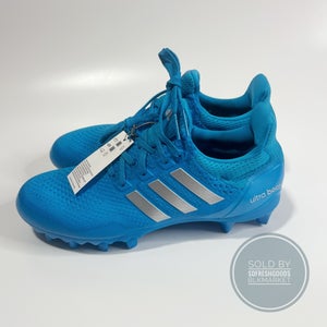 Adidas Ultraboost Football Cleats Blue Silver PRIMEKNIT  11.5