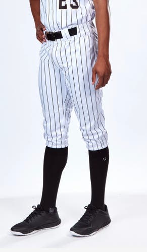 EvoShield Men’s SALUTE PINSTRIPE KNICKER PANT White/Black Size Medium