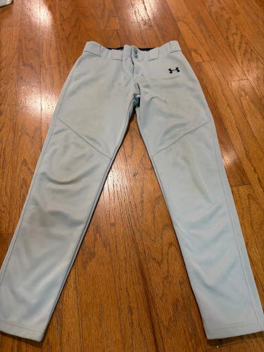 Gray Men's XL Youth Under Armour Game Pants (Used)