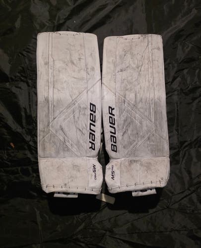 Small Bauer Supreme M5 Pro Goalie Leg Pads (Used)
