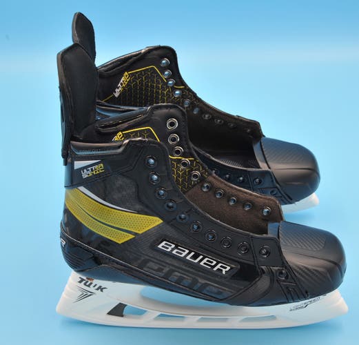 New Sharks Prostock Bauer Supreme UltraSonic Erik Karlsson Pro Skates Size 8.5 - see description