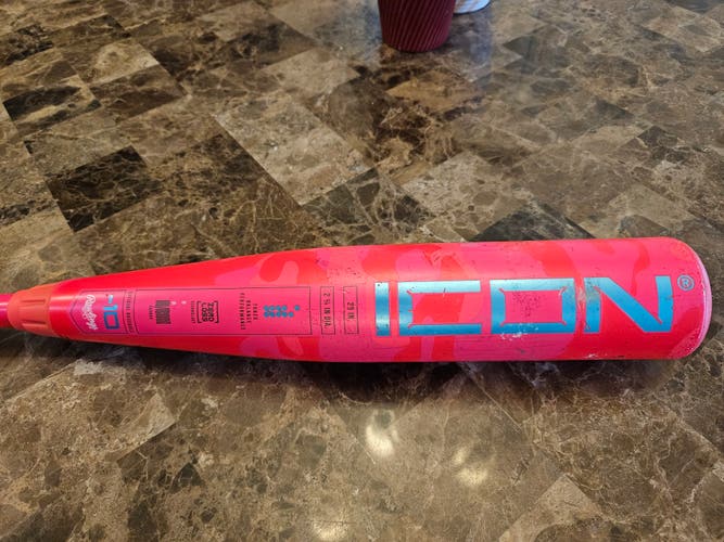 2025 Rawlings Icon Composite USSSA Certified Bat (-10) 18 oz 28" (Used)