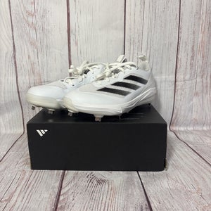 Adidas Adizero Instinct Softball White Black Metal Women's Size 8.5 IF3362