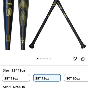Stinger Missile 3 BBCOR Certified Bat (-10) 19 oz 29" (New)
