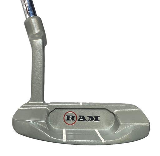 RAM G-Force Mid-Mallet Putter RH Steel 34.5" Stock Grip Excellent Condition Club
