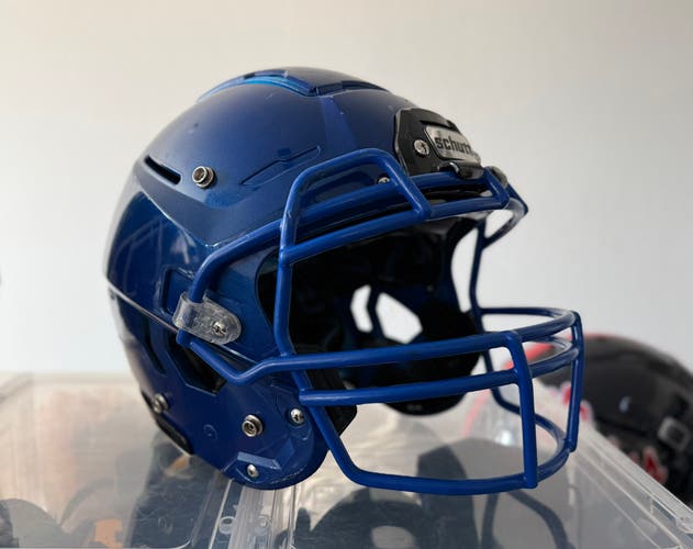Adult Large Schutt F7 VTD Metallic Blue Football Helmet