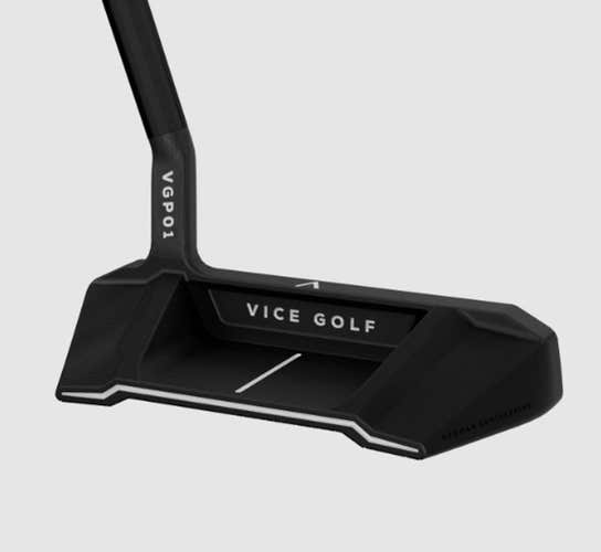 Vice Golf VGP01 Shadow Frost Forged Putter 34" (Blade, Short Slant, Steel Whiz
