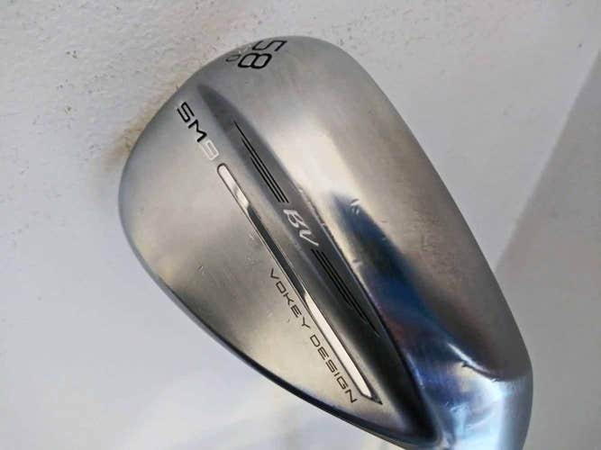 Titleist Vokey SM9 Lob Wedge 58* 12* (Tour Chrome, D Grind) Golf Club