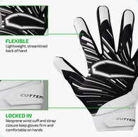 New GD Pro Rec Gloves Yth Bk L 11851-CUTCG10780-00178-L