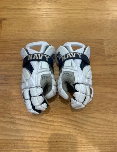 BUNDLE of Navy Lacrosse Maverik Max Lacrosse Gloves (Used)