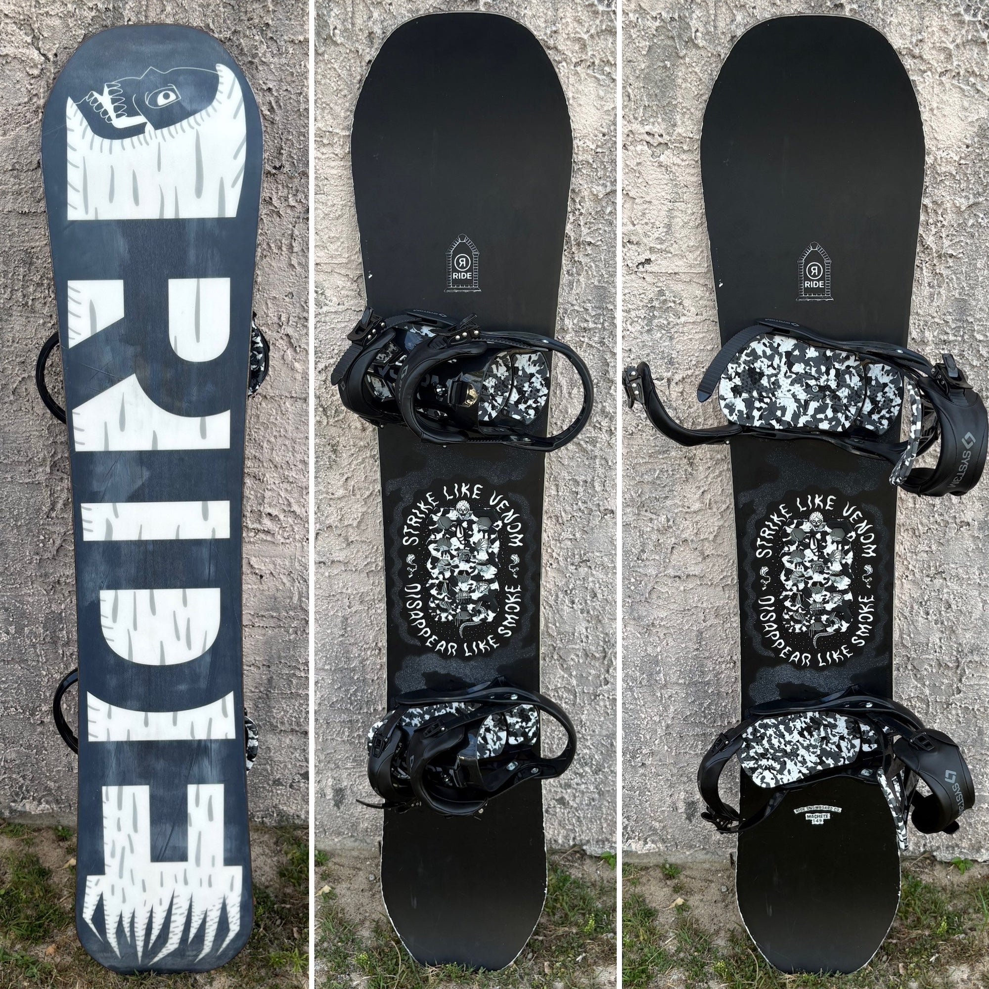 ride 5150 snowboards Empress Snowboard + Empress M Binding 5150 150cm (58.5") Snowboard Tru-Flex