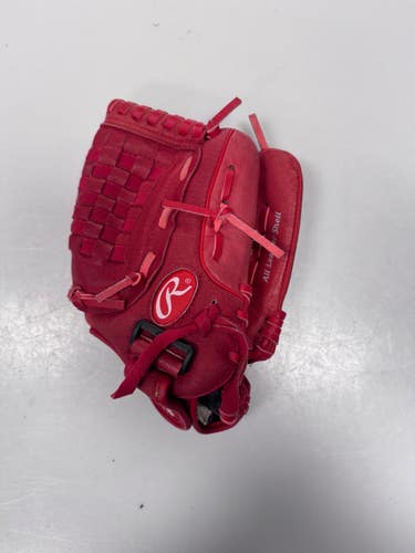 Used Rawlings HIGHLIGHT SERIES BB/SB Glove RH Throw Red 12" 11860-S000312384