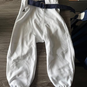 White Men's XS Adult Game Pants (New)