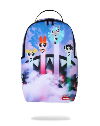 Sprayground Powerpuff Girls Cloudbreaker Backpack Unisex Purple Outdoor SPR300