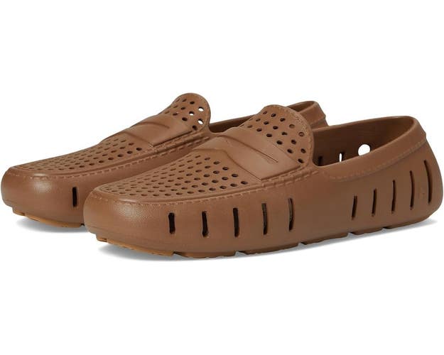 Floafers Country Club Driver 2.0 Loafers Mens 12 D Brown Perforated Shoes KFC787
