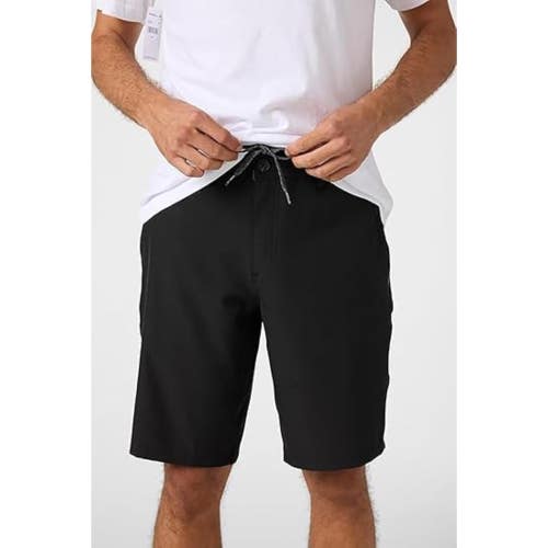 O'Neill Reserve Hybrid Shorts Men's 30 Black Heather Stretch Relaxed Fit KFC781