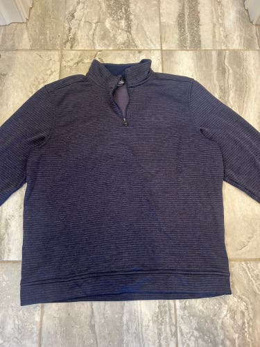 Navy Lacrosse Large Under Armour Fleece (Used)