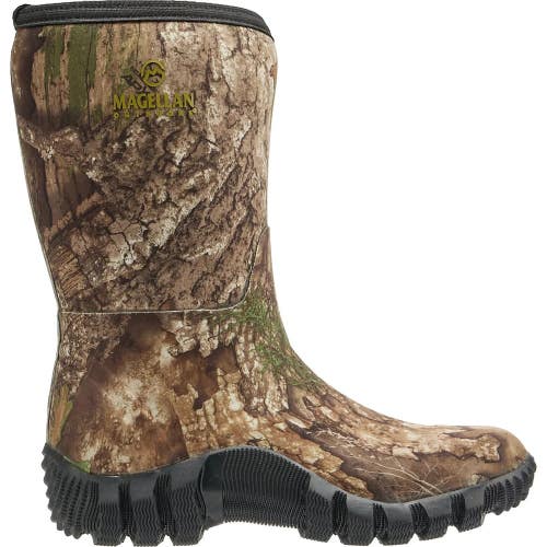 Magellan Outdoors Field Boot III Boys Real Tree Camo Waterproof Hunting NIN1455