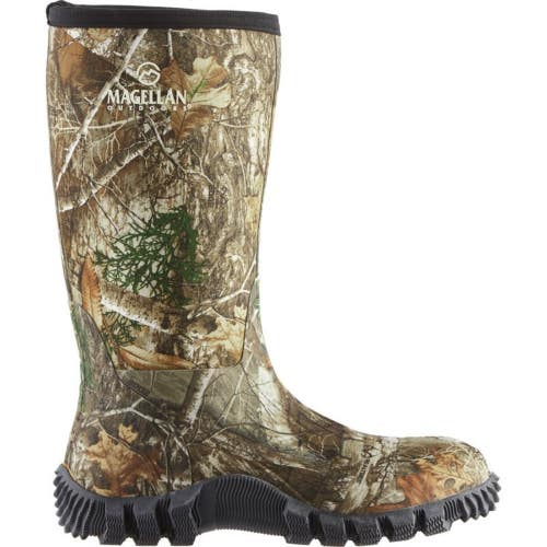 Magellan Outdoors Field Boot III Men's 7 Green Camo Waterproof Hunting NIN1454