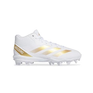Adidas Adizero Impact.2 Molded IF5106 Men's White Gold Football Cleats NIN1462