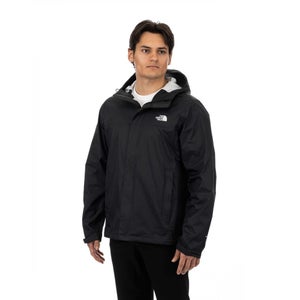 The North Face Venture 2 Rain Jacket Mens Black Waterproof Hooded Hiking FROG631