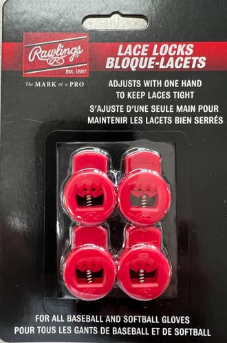 New Rawlings Lace Lock Red 11497-RAWLOCKRED