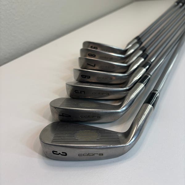 Men's Cobra King Oversize Tour Right Handed Iron Set Stiff Flex