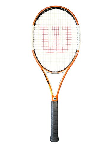 Used Wilson N CODE Adult Tennis Racquet Orange 4 1/2" 11450-S000525151