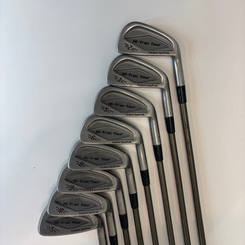Men's Daiwa Right Handed Iron Set 3-SW no 4 or 7 iron Stiff Flex Graphite Shaft (Used)